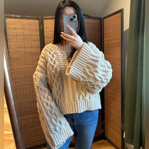 Chunky Cable Knit Sweater